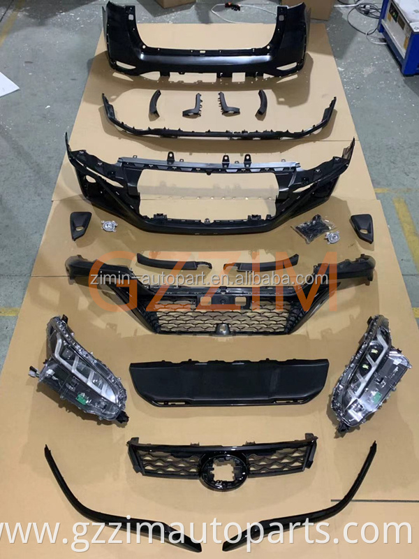 high quality car front facelift upgrade kit for fortuner 2016 upgrade to fortuner 2020